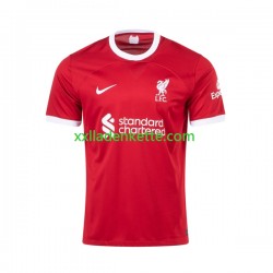 Fußballtrikot Liverpool Darwin Nunez 9 Kinder Heim 2023-2024 Kurzarm