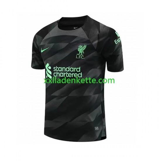 Fußballtrikot Liverpool Torwart Herren Auswärts 2023-2024 Kurzarm