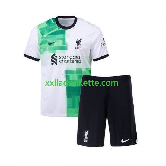Fußballtrikot Liverpool Kinder Auswärts 2023-2024 Kurzarm