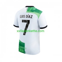 Fußballtrikot Liverpool Luis Diaz 7 Herren Auswärts 2023-2024 Kurzarm