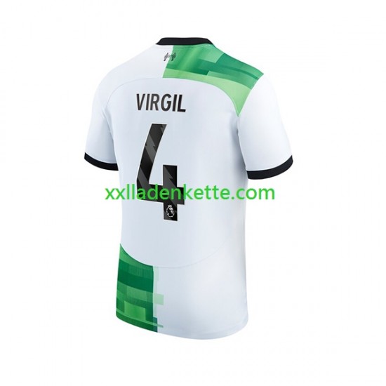 Fußballtrikot Liverpool Virgil van Dijk 4 Herren Auswärts 2023-2024 Kurzarm