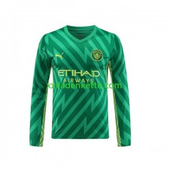 Fußballtrikot Manchester City Torwart Herren Heim 2023-2024 Langarm