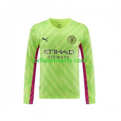 Fußballtrikot Manchester City Torwart Herren Ausweich 2023-2024 Langarm