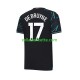 Fußballtrikot Manchester City Kevin De Bruyne 17 Herren Ausweich 2023-2024 Kurzarm
