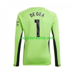 Fußballtrikot Manchester United De Gea 1 Torwart Herren Heim 2023-2024 Langarm