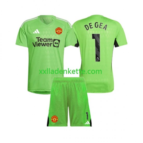Fußballtrikot Manchester United De Gea 1 Torwart Kinder Heim 2023-2024 Kurzarm