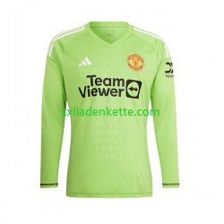 Fußballtrikot Manchester United Torwart Herren Heim 2023-2024 Langarm