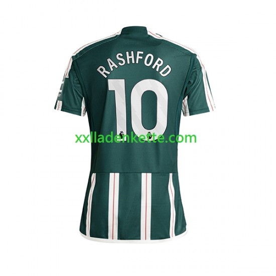 Fußballtrikot Manchester United Marcus Rashford 10 Herren Auswärts 2023-2024 Kurzarm
