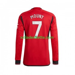 Fußballtrikot Manchester United Mount 7 Herren Heim 2023-2024 Langarm