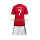 Fußballtrikot Manchester United Mount 7 Kinder Heim 2023-2024 Kurzarm
