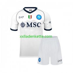 Fußballtrikot SSC Neaples Kinder Auswärts 2023-2024 Kurzarm