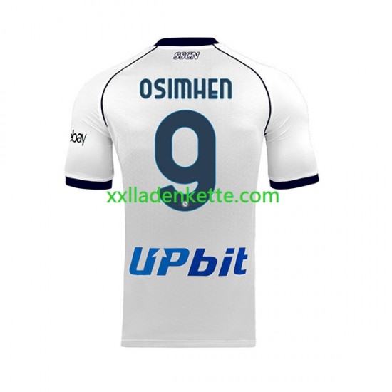 Fußballtrikot SSC Neaples OSIMHEN 9 Herren Auswärts 2023-2024 Kurzarm