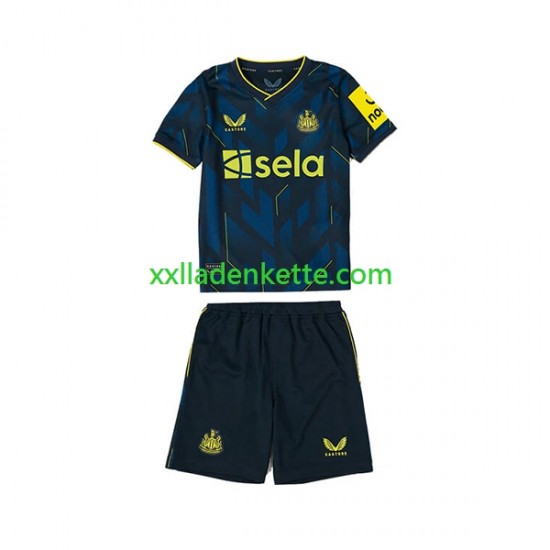 Fußballtrikot Newcastle United Kinder Ausweich 2023-2024 Kurzarm
