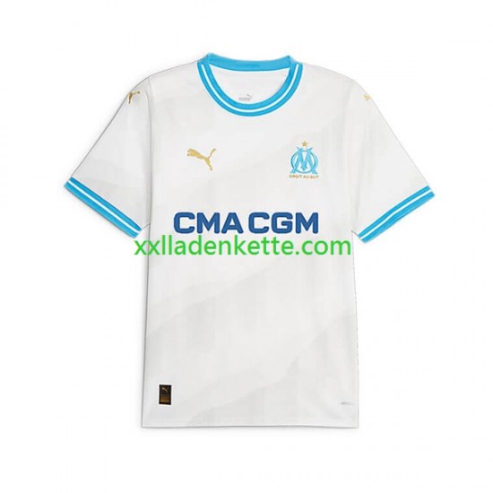 Fußballtrikot Olympique Marseille Herren Heim 2023-2024 Kurzarm
