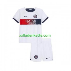 Fußballtrikot Paris Saint-Germain Kinder Auswärts 2023-2024 Kurzarm