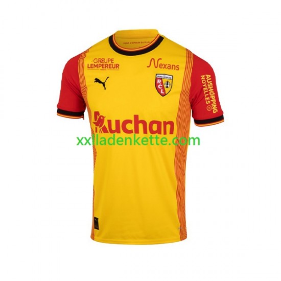 Fußballtrikot RC Lens Herren Heim 2023-2024 Kurzarm