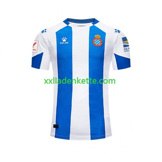 Fußballtrikot Espanyol Barcelona Herren Heim 2023-2024 Kurzarm