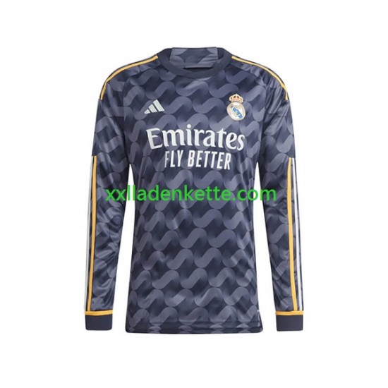 Fußballtrikot Real Madrid Herren Auswärts 2023-2024 Langarm