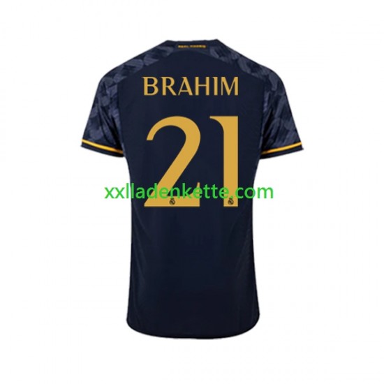 Fußballtrikot Real Madrid Brahim Diaz 21 Herren Auswärts 2023-2024 Kurzarm