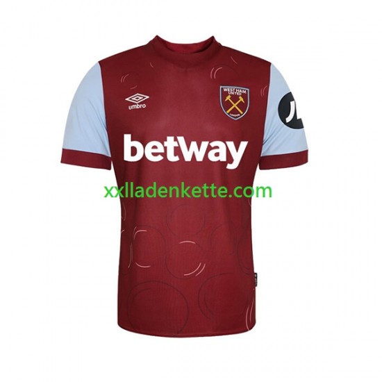 Fußballtrikot West Ham United Herren Heim 2023-2024 Kurzarm