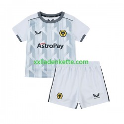 Fußballtrikot Wolverhampton Wanderers Kinder Ausweich 2023-2024 Kurzarm