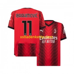 Fußballtrikot AC Mailand Ibrahimović 11 Herren Heim 2023-2024 Kurzarm