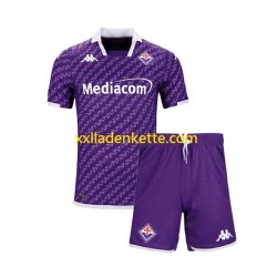 Fußballtrikot AC Florenz Kinder Heim 2023-2024 Kurzarm