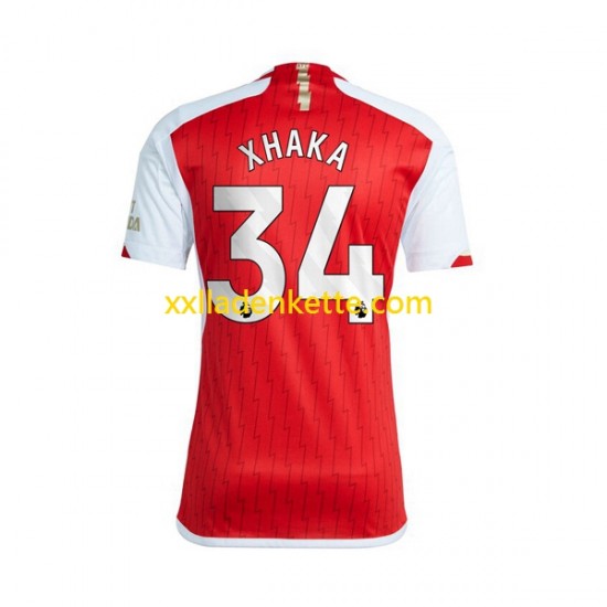 Fußballtrikot Arsenal Xhaka 34 Herren Heim 2023-2024 Kurzarm