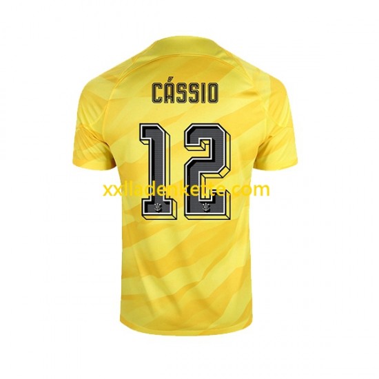 Fußballtrikot Corinthians Cassio 12 Torwart Herren Auswärts 2023-2024 Kurzarm