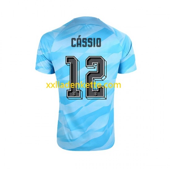 Fußballtrikot Corinthians Cassio 12 Torwart Herren Heim 2023-2024 Kurzarm