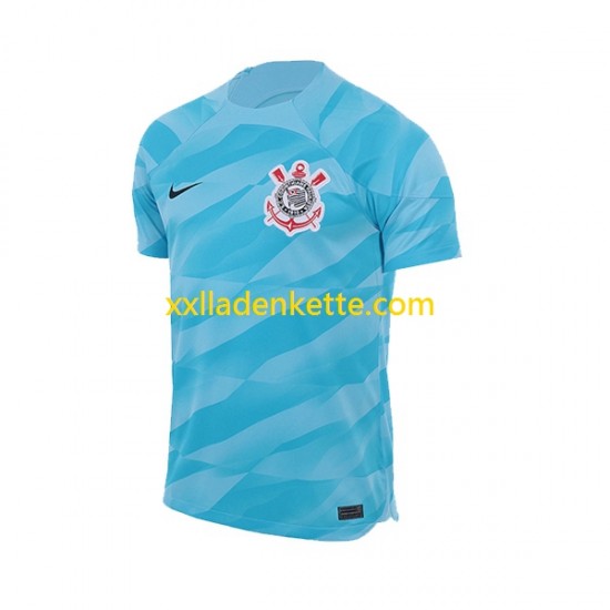Fußballtrikot Corinthians Torwart Herren Heim 2023-2024 Kurzarm