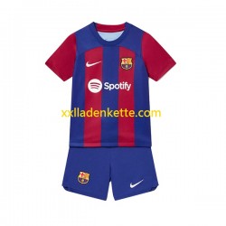 Fußballtrikot FC Barcelona Kinder Heim 2023-2024 Kurzarm