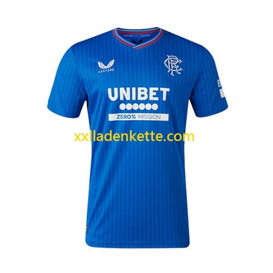 Fußballtrikot Rangers Herren Heim 2023-2024 Kurzarm