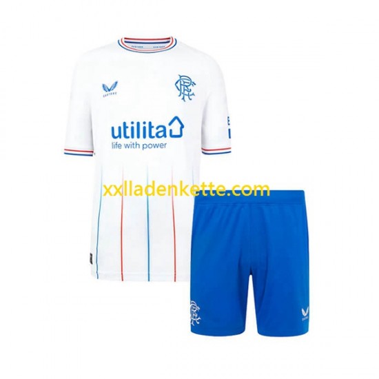 Fußballtrikot Rangers Kinder Auswärts 2023-2024 Kurzarm