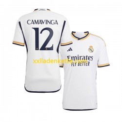 Fußballtrikot Real Madrid Camavinga 12 Herren Heim 2023-2024 Kurzarm