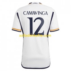Fußballtrikot Real Madrid Camavinga 12 Herren Heim 2023-2024 Kurzarm