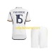 Fußballtrikot Real Madrid Federico Valverde 15 Kinder Heim 2023-2024 Kurzarm