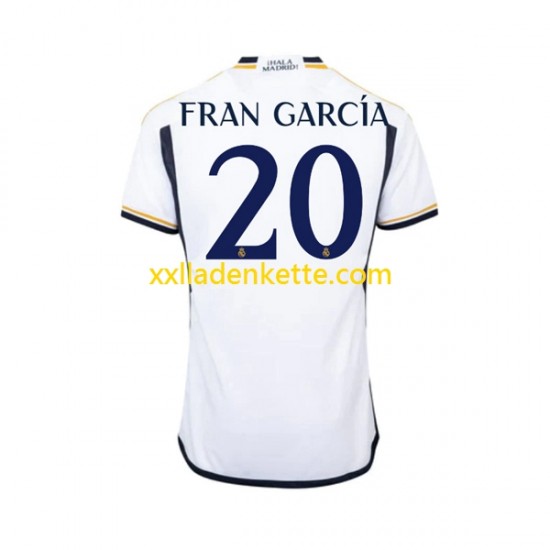 Fußballtrikot Real Madrid Fran Garcia 20 Herren Heim 2023-2024 Kurzarm