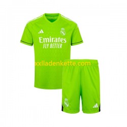 Fußballtrikot Real Madrid Torwart Kinder Heim 2023-2024 Kurzarm