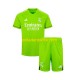Fußballtrikot Real Madrid Torwart Kinder Heim 2023-2024 Kurzarm