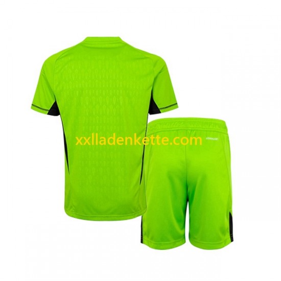Fußballtrikot Real Madrid Torwart Kinder Heim 2023-2024 Kurzarm