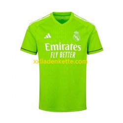Fußballtrikot Real Madrid Thibaut Courtois 1 Torwart Herren Heim 2023-2024 Kurzarm