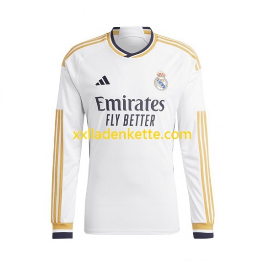 Fußballtrikot Real Madrid Herren Heim 2023-2024 Langarm