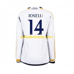 Fußballtrikot Real Madrid JOSELU 14 Herren Heim 2023-2024 Langarm