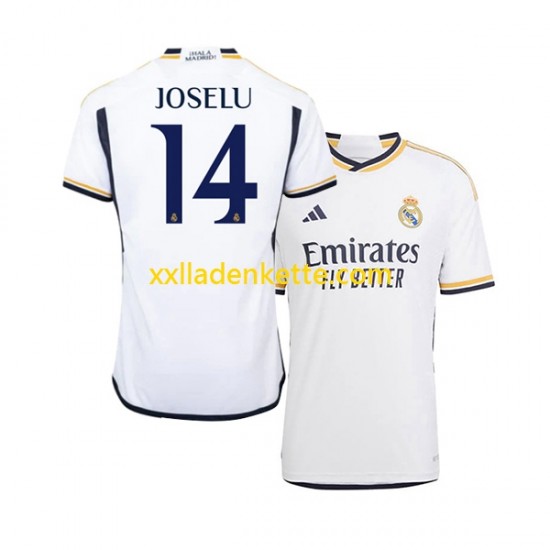 Fußballtrikot Real Madrid JOSELU 14 Herren Heim 2023-2024 Kurzarm