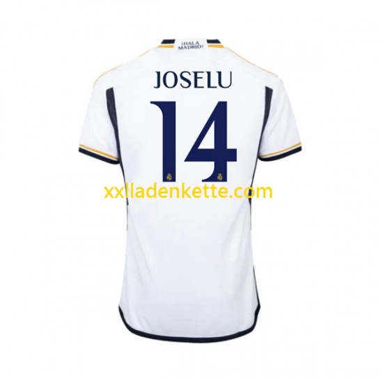 Fußballtrikot Real Madrid JOSELU 14 Herren Heim 2023-2024 Kurzarm