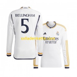 Fußballtrikot Real Madrid Jude Bellingham 5 Herren Heim 2023-2024 Langarm