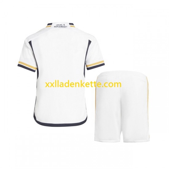 Fußballtrikot Real Madrid Kinder Heim 2023-2024 Kurzarm