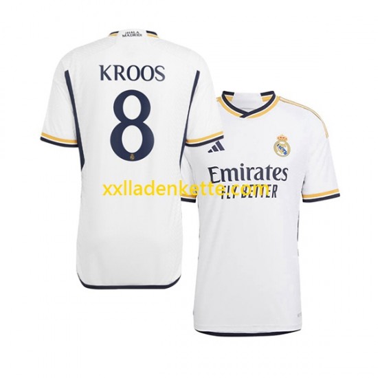 Fußballtrikot Real Madrid Kroos 8 Herren Heim 2023-2024 Kurzarm