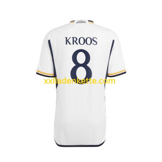 Fußballtrikot Real Madrid Kroos 8 Herren Heim 2023-2024 Kurzarm
